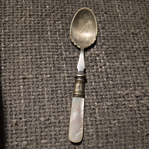 Antique english jam - spoon, epns