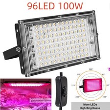 100W LED Grow Light for Indoor Plants Growing Lamp 96 LED Full Spectrum Lights