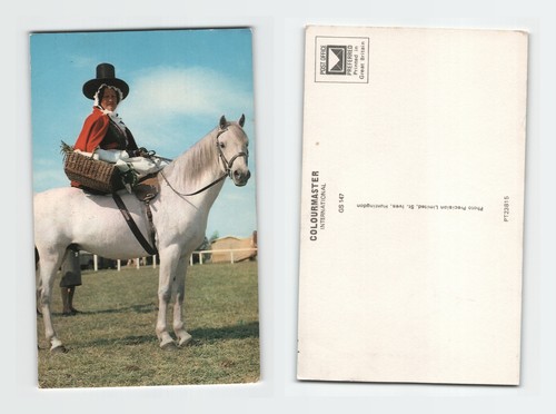 Vintage postcard welsh costume - vintage,