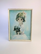 Vintage Dallas Simpson Framed Print "An Armful of Mischief" 1960s/70s Retro