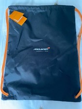 McLAREN FORMULA 1 TEAM DRAW STRING BAG OFFICIAL LICENSED PRODUCT NEW WITH TAGS.