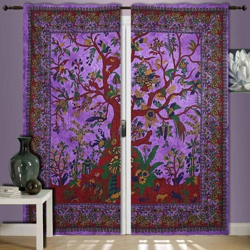 Indian mandala curtains hippie - indian,
