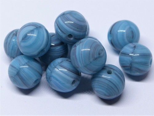 8mm czech pressed glass round - glass,