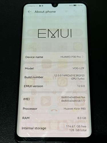 Huawei p30 pro 128gb black - pro,