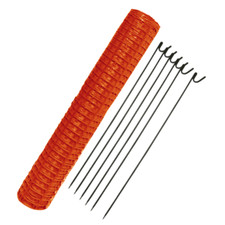 Orange Plastic Safety Barrier