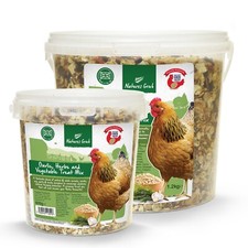 Natures Grub Garlic, Herbs & Vegetable Treat Mix 600g-7.2kg | Treat for Chickens