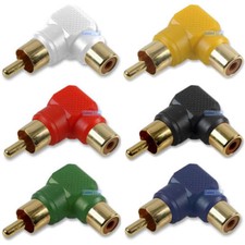 RCA Phono Right Angle Male to