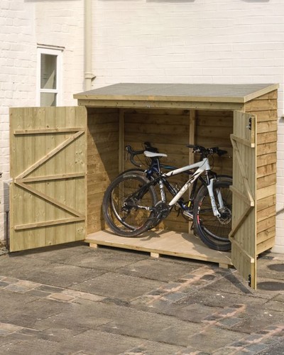Large garden bike shed - garden,