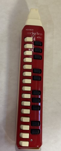 Vintage hohner red melodica - vintage,
