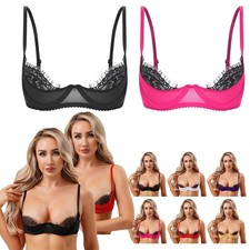 Women's See Through Lace Trim