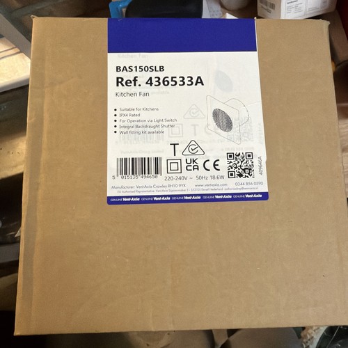Vent axia basic - basic, bas150slb