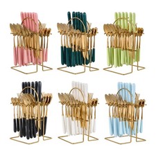 24pcs Stainless Steel Cutlery