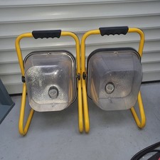 Pair of Inspection Lights Workshop Garage Lamp 110volt  VGC (No Cable) Lamps DIY