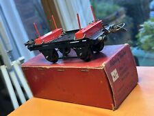 Hornby O Gauge R167 No.1 Lumber Wagon VG/NMint in intact Box all original