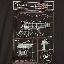 FENDER Guitar Shirt MENS 2XL