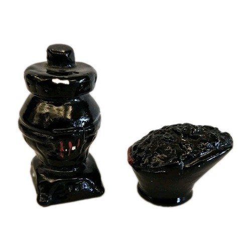 Ceramic pot belly stove coal - belly, &