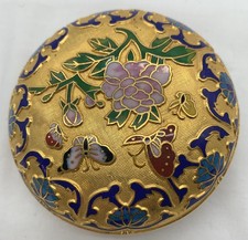Cloisonné Pill Box Trinket