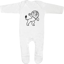 'Dancing Lion' Baby Romper