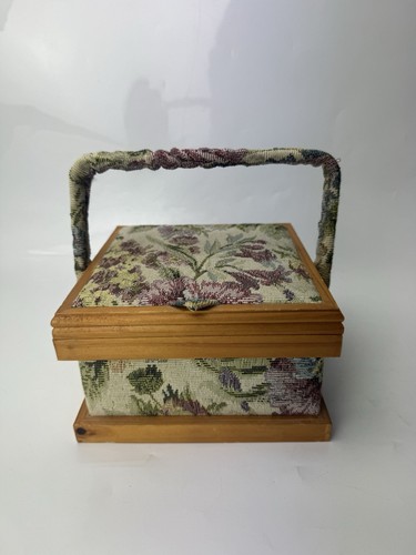 Vintage wooden tapestry sewing - tapestry,
