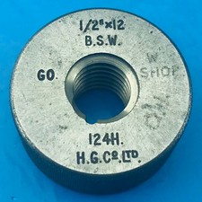 1/2 x 12 BSW Go Screw Thread