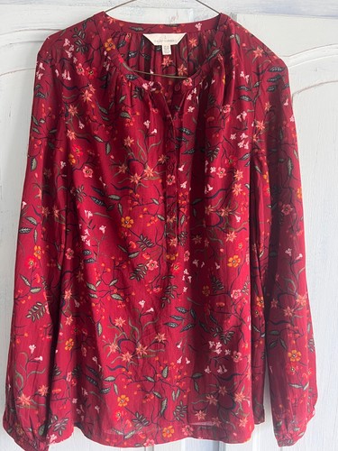 New seasalt red floral - floral, tunic