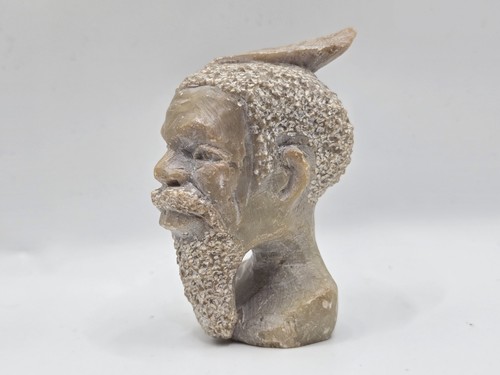 Small soapstone african male - small,