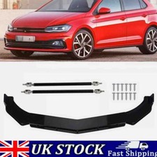 For MG ZR TF ZS MG3 Gloss Front Bumper Lip Splitter Lower Body Kit + Strut Rods