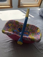 Rare Vintage Baby Born Doll Zapf Creations Car Seat Carrier 1990’s