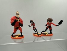 3 x Jakks Pacific Disney Pixar The Incredibles Figures