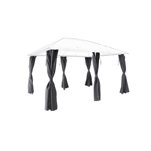 Gazebo side curtain sidewalls - side,