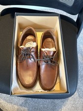 Loakes Men’s Brown Leather Loafers Size UK 9 Excellent Condition Boxed Not Worn