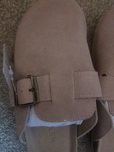 Girls next dusky pink suede - girls,