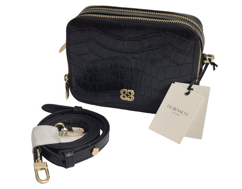 Bennett bag kira black - bennett, croc