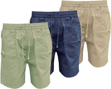 Mens Plain Casual Shorts