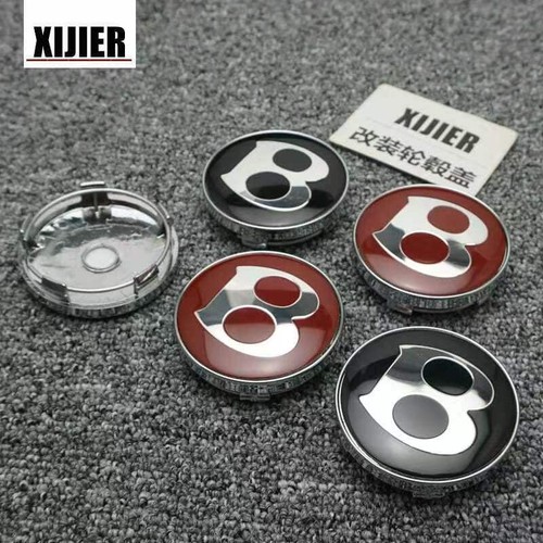 4pcs 60mm bentley logo car - bentley,