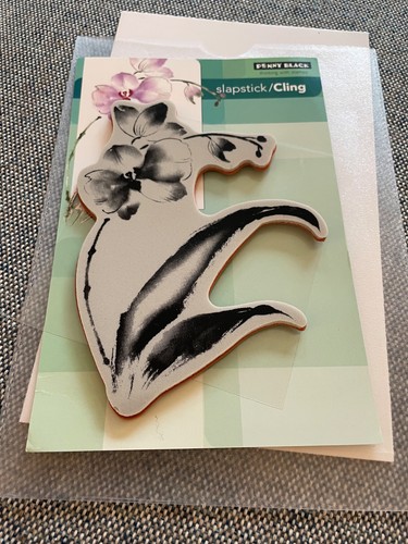 Penny black cling rubber - rubber, stamp