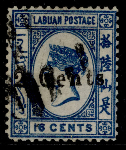 North borneo labuan qv sg25 - borneo,