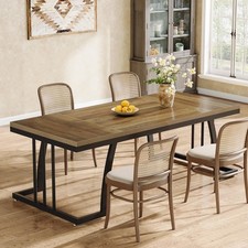 Rectangular dining table for - dining, 6