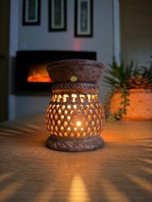 Pink Soapstone Oil Burner