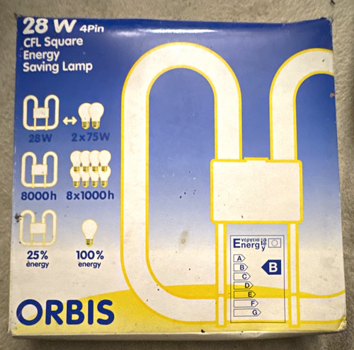 Orbis 28w square cfl - orbis,