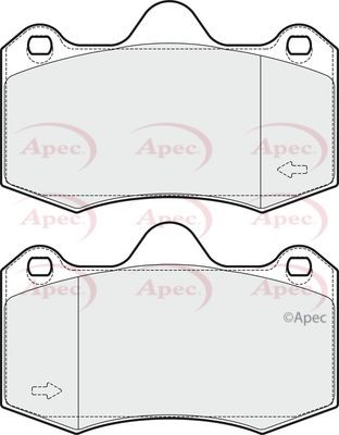 Apec front brake pad - apec,