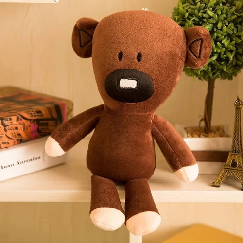 Bean brown bear plush - mr,