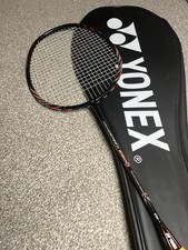 Yonex Nanospeed 9900 Badminton Racket 3U strung 28lbs victor vbs 69 with case