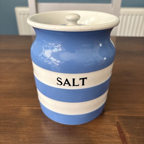 Green cornishware salt - green,