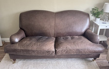 Laura Ashley Brown Leather