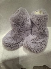Girls, Fluffy Slipper Boots, Size 2