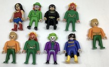 Kinder Egg : DC Playmobil Mini Figure Bundle x 9