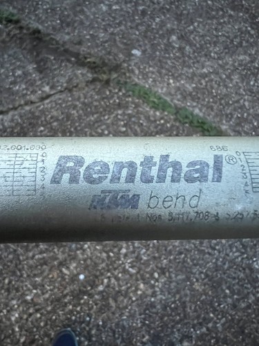 Ktm renthal handlebar exc - renthal, sx