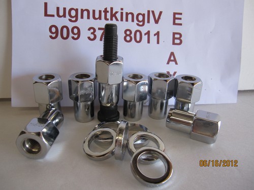 Open end lug nuts 1 - open,