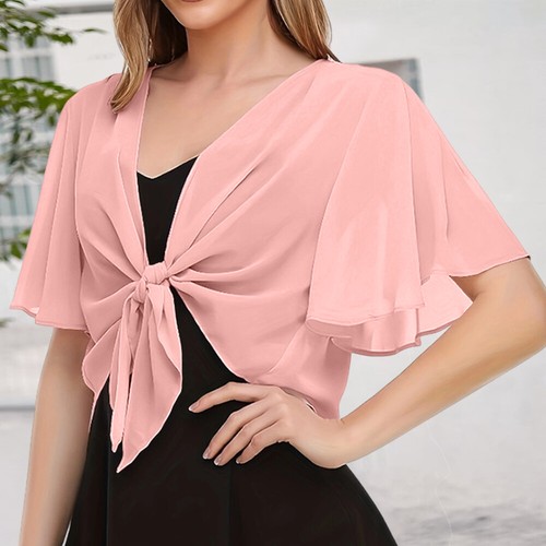 Women chiffon open front - uk,